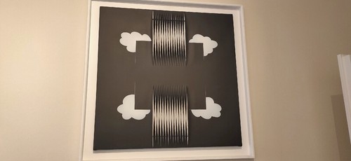 Alberto biasi 60x60 quadro - cm,